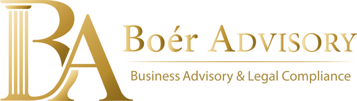 Boér Advisory angol logója